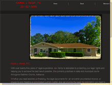 Tablet Screenshot of kjkemplaw.com